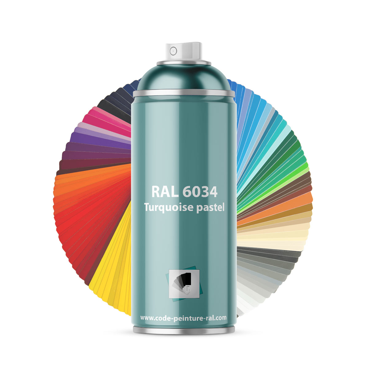 Aérosol RAL 6034 Turquoise pastel