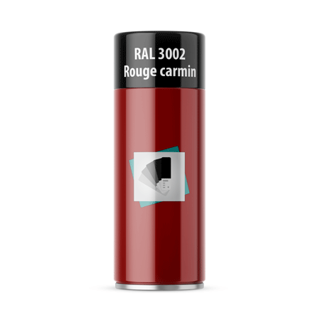 bombe de peinture ral 3002 rouge carmin