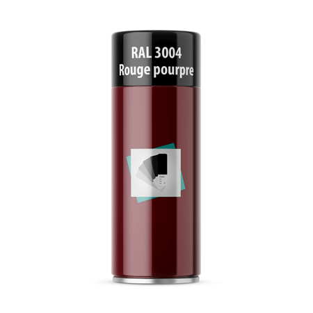 bombe de peinture ral 3004 rouge pourpre