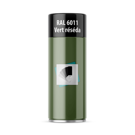 bombe de peinture ral 6011 vert réséda