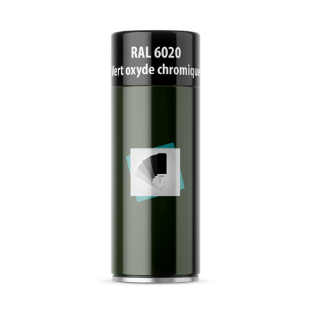 bombe de peinture ral 6020 vert oxyde chromique