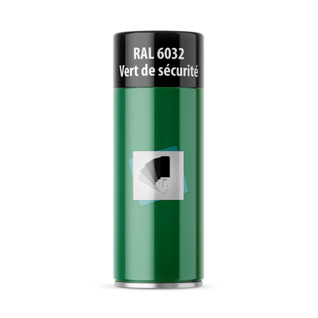 bombe de peinture ral 6032 vert de sécurité