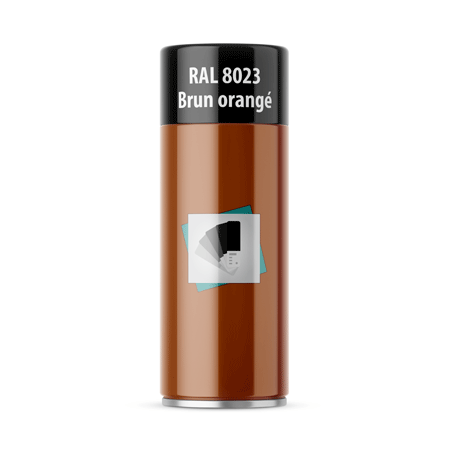 bombe de peinture ral 8023 brun orangé