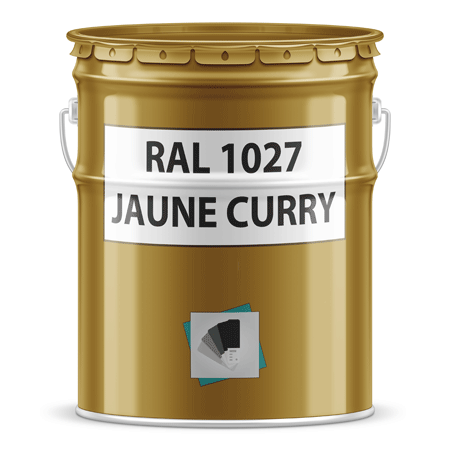 pot de peinture ral 1027 jaune curry