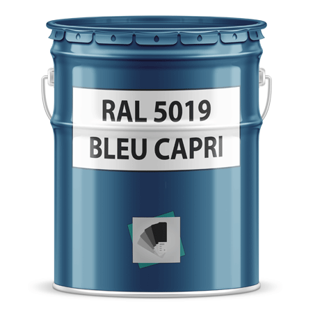 pot de peinture ral 5019 bleu capri