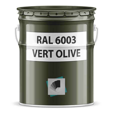 pot de peinture ral 6003 vert olive
