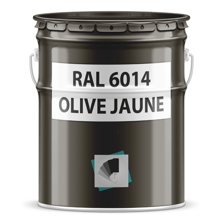 pot de peinture ral 6014 olive jaune