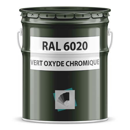 pot de peinture ral 6020 vert oxyde chromique