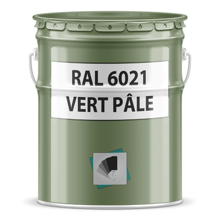 pot de peinture ral 6021 vert pâle