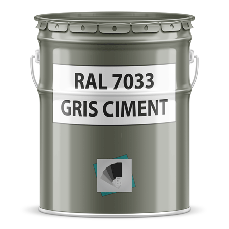 pot de peinture ral 7033 gris ciment