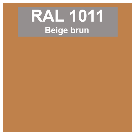 Code teinte RAl 1011 Beige brun