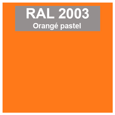 couleur ral 2003 orangé pastel