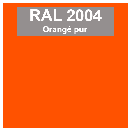 couleur ral 2004 orangé pur
