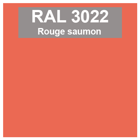 couleur ral 3022 rouge saumon