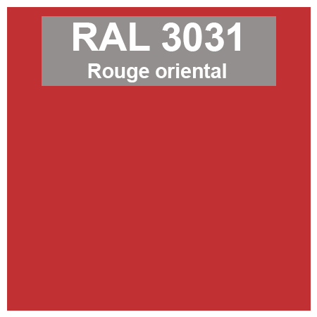 couleur ral 3031 rouge oriental