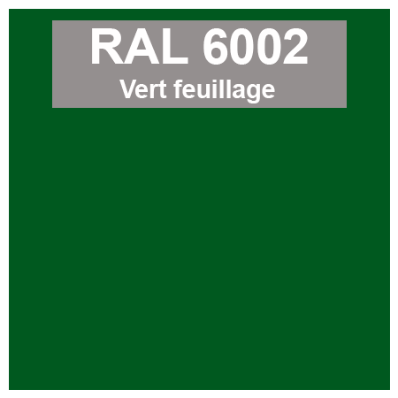 couleur ral 6002 vert feuillage