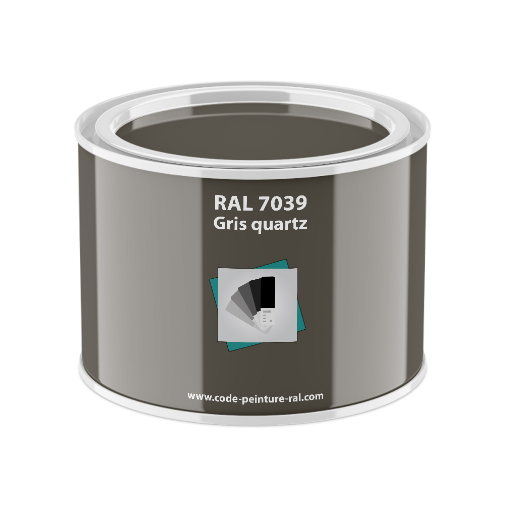 Pot RAL 7039 Gris quartz