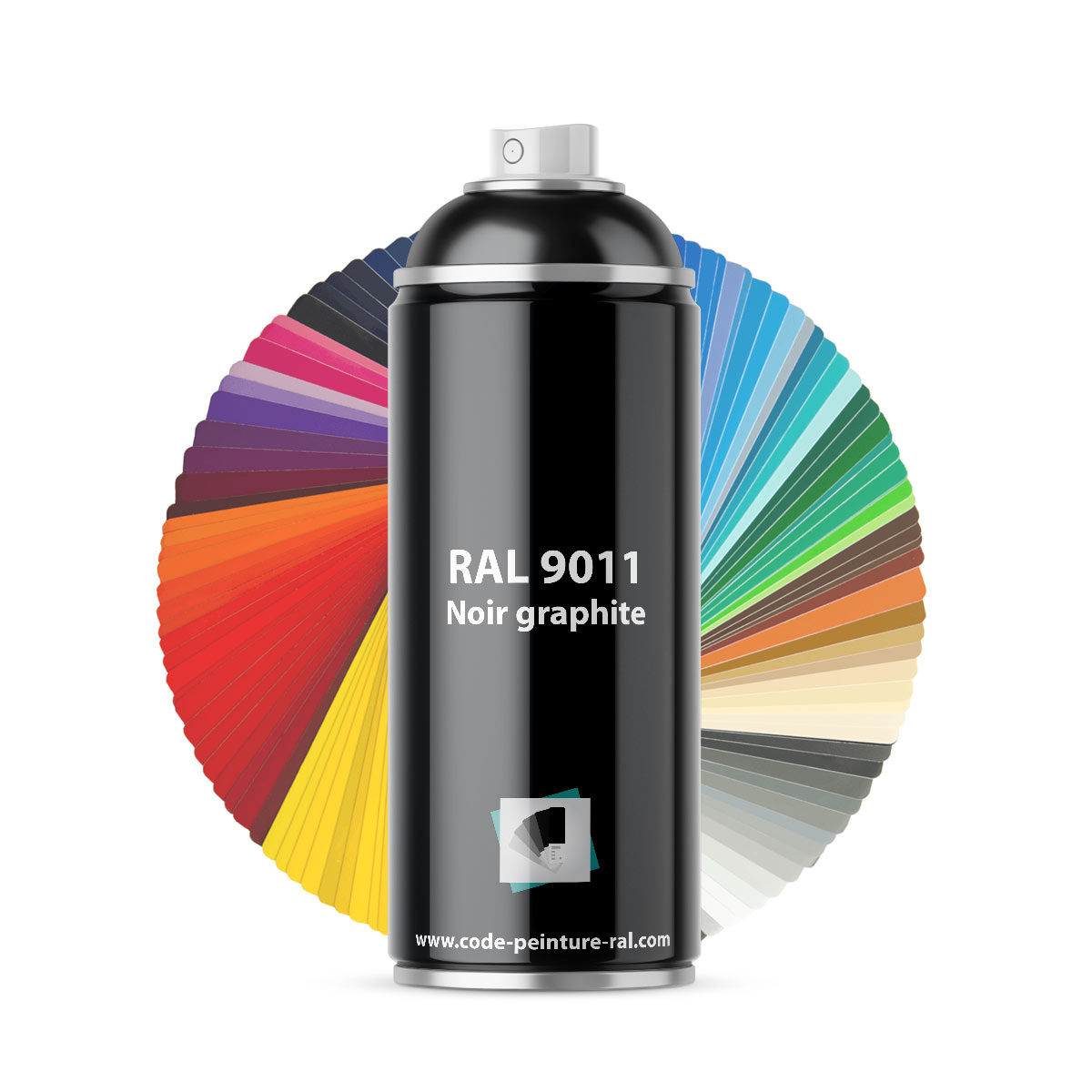 Aérosol RAL 9011 Noir graphite