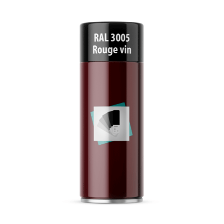 bombe de peinture ral 3005 rouge vin