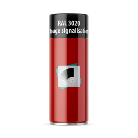 bombe de peinture ral 3020 rouge signalisation