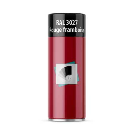 bombe de peinture ral 3027 rouge framboise
