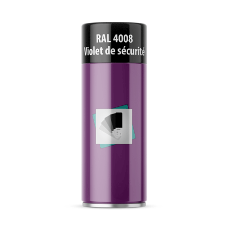 bombe de peinture ral 4008 violet de sécurité