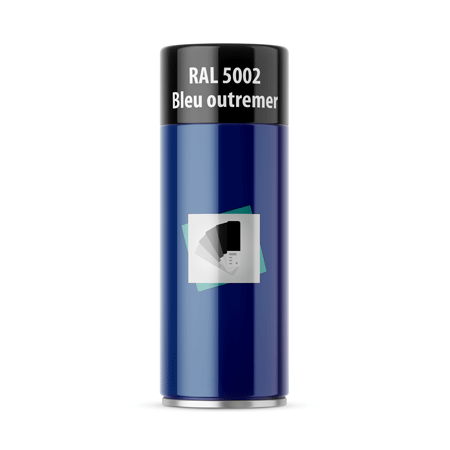 bombe de peinture ral 5002 bleu outremer
