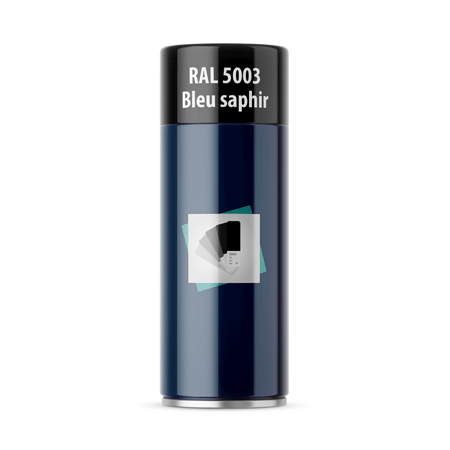 bombe de peinture ral 5003 bleu saphir