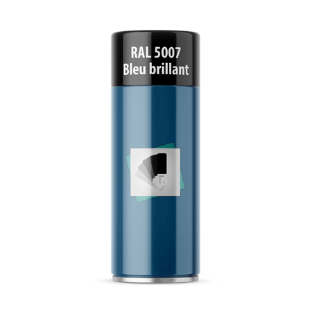 bombe de peinture ral 5007 bleu brillant