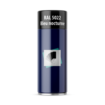 bombe de peinture ral 5022 bleu nocturne