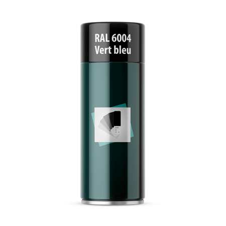 bombe de peinture ral 6004 vert bleu