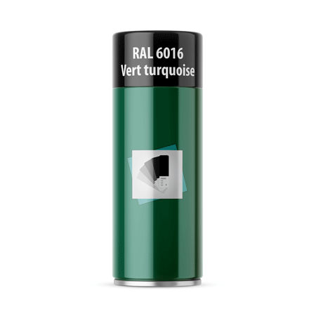 bombe de peinture ral 6016 vert turquoise