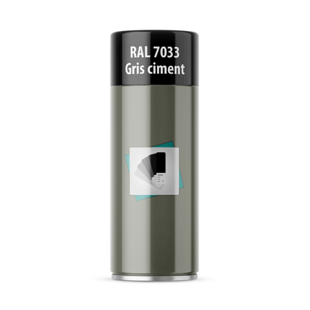 bombe de peinture ral 7033 gris ciment