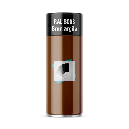 bombe de peinture ral 8003 brun argile