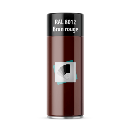 bombe de peinture ral 8012 brun rouge