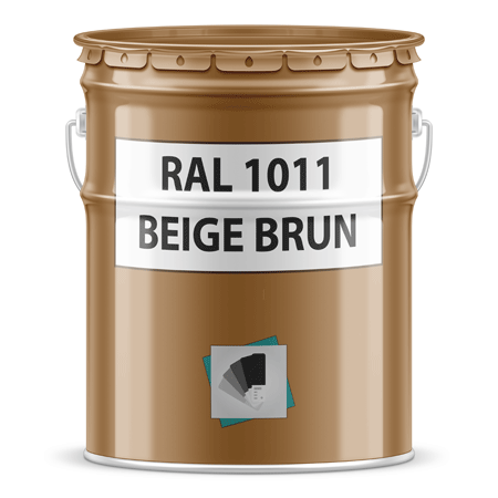 pot de peinture ral 1011 beige brun