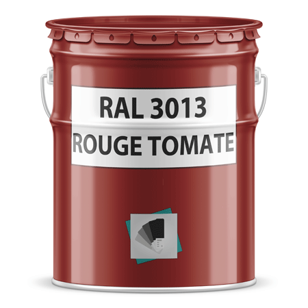 pot de peinture ral 3013 rouge tomate