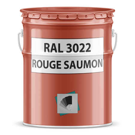 pot de peinture ral 3022 rouge saumon