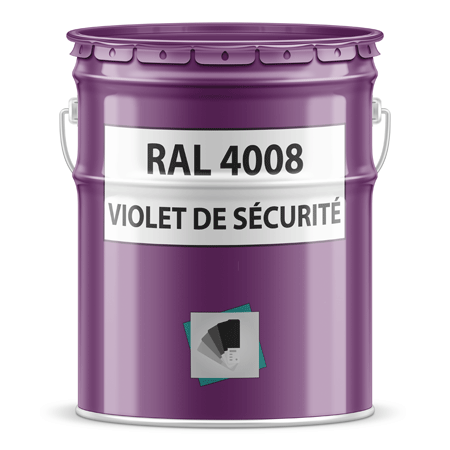 pot de peinture ral 4008 violet de sécurité