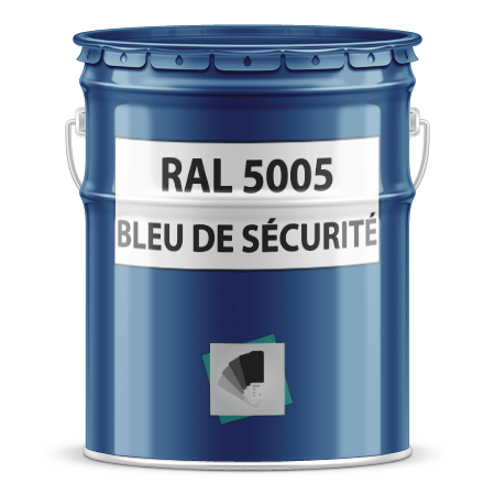pot de peinture ral 5005 bleu de sécurité