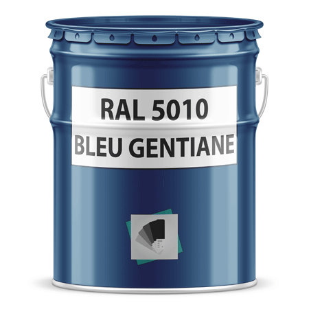 pot de peinture ral 5010 bleu gentiane