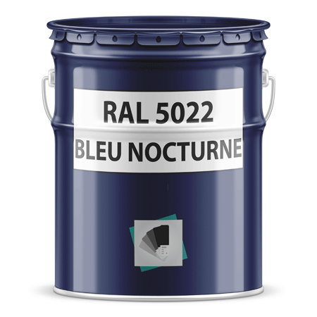 pot de peinture ral 5022 bleu nocturne