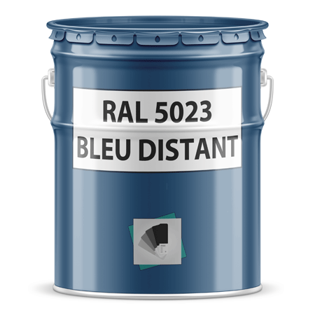 pot de peinture ral 5023 bleu distant