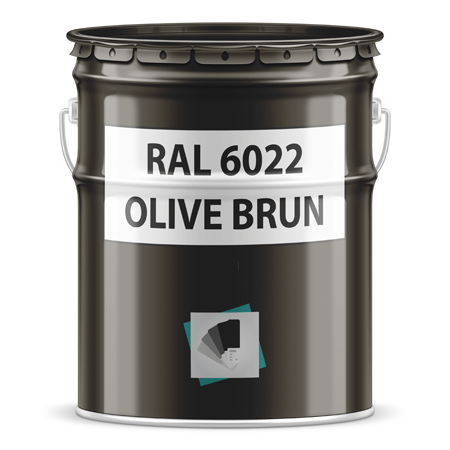 pot de peinture ral 6021 olive brun