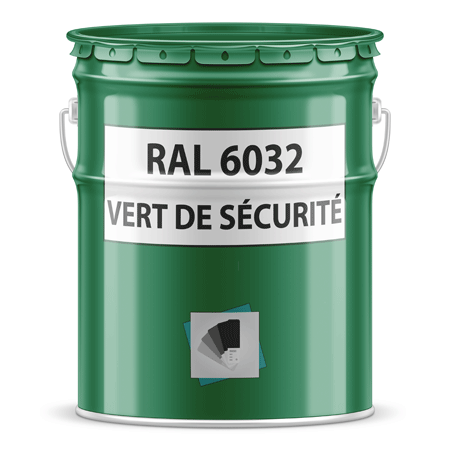 pot de peinture ral 6032 vert de sécurité