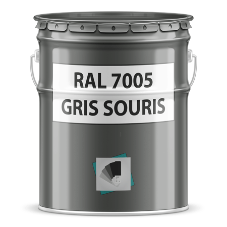 pot de peinture ral 7005 gris souris