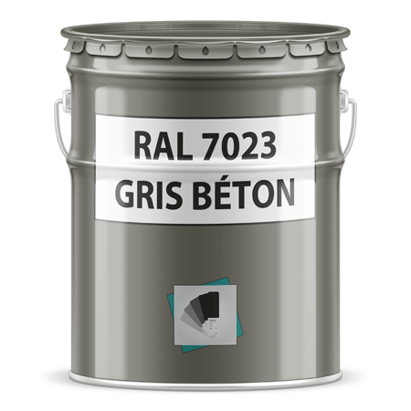 pot de peinture ral 7023 gris béton