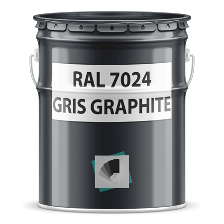 pot de peinture ral 7024 gris graphite