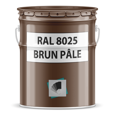 pot de peinture ral 8025 brun pâle