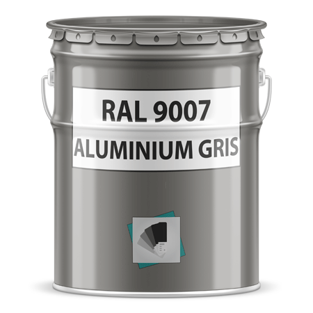 pot de peinture ral 9007 aluminium gris